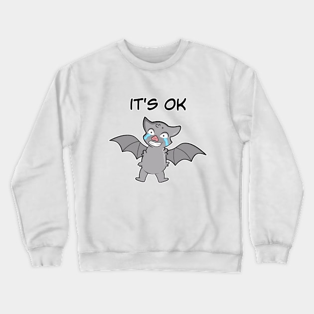 Funny bat Crewneck Sweatshirt by Etlstary